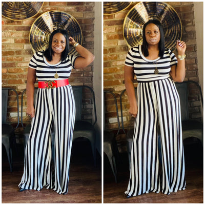Stripe Me Down Jumpsuit