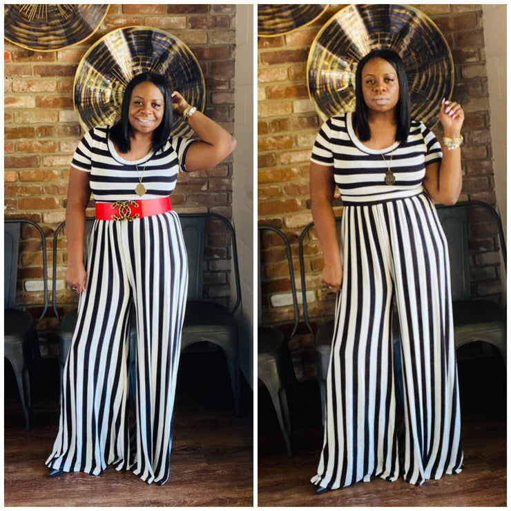 Stripe Me Down Jumpsuit